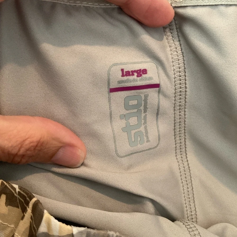 Stio Grey Taupe Second Light Nylon Pull On Skort Size Large